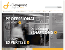 Tablet Screenshot of dewpoint.com